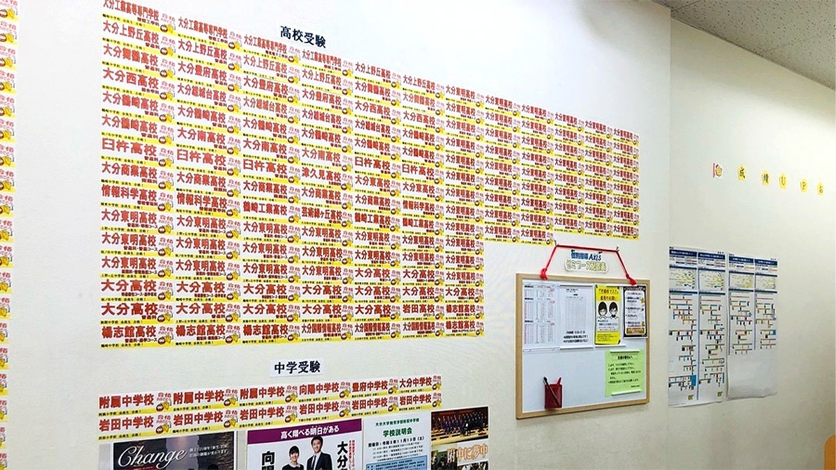 森町校 インフォメーションボード