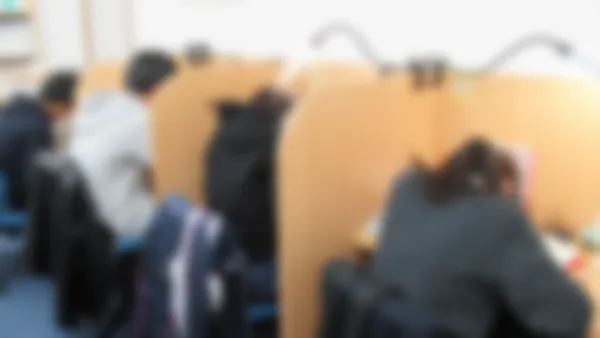 下総中山校 集中して自学自習ができる環境です