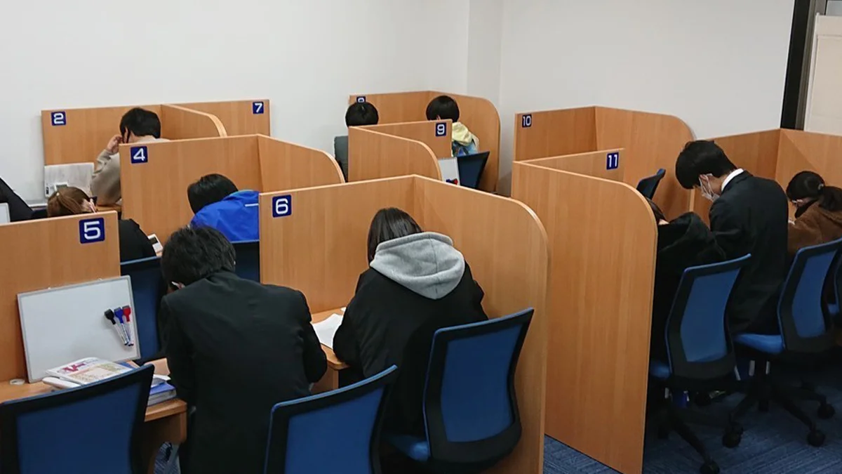 志津校 授業が始まると教室は活気に溢れます