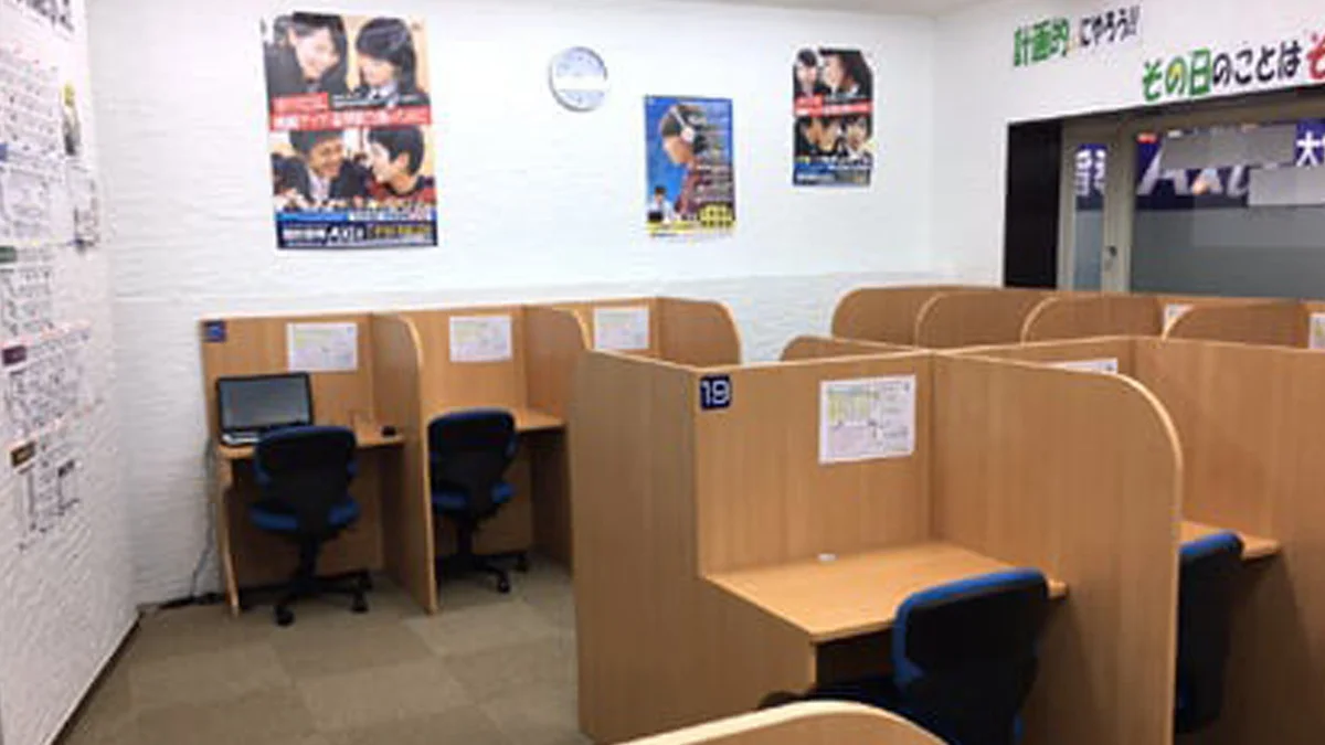 大覚寺校 いつでも自由に使える自習スペース完備！