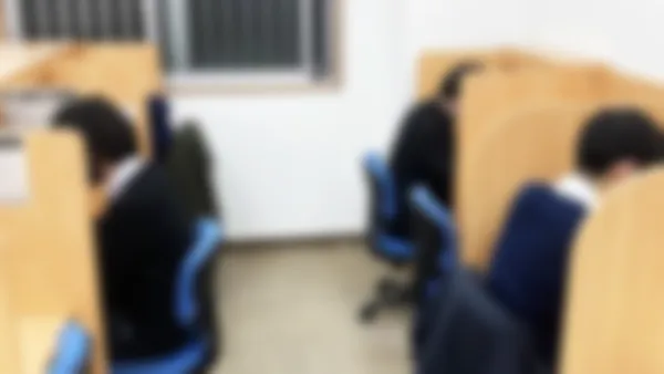 熊取校 集中できる自習室です。