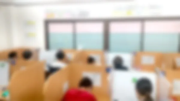 島本校 授業が始まると、教室は活気に溢れます!