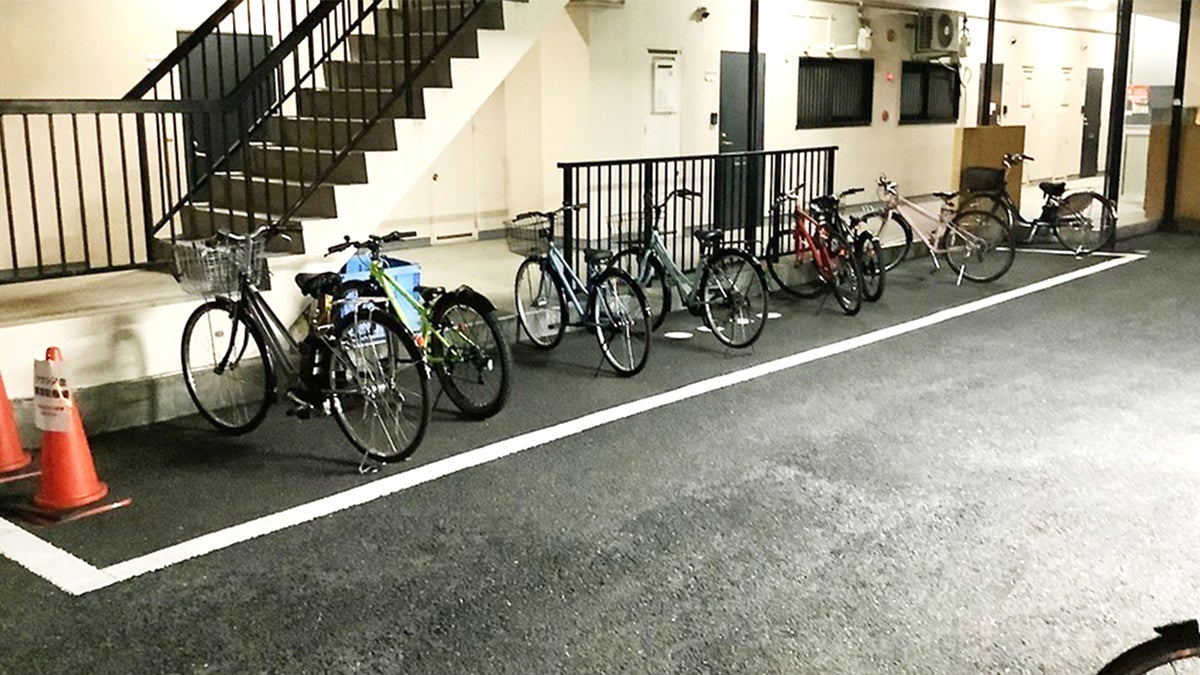島本校 広い駐輪場が完備！安心して通塾いただけます。
