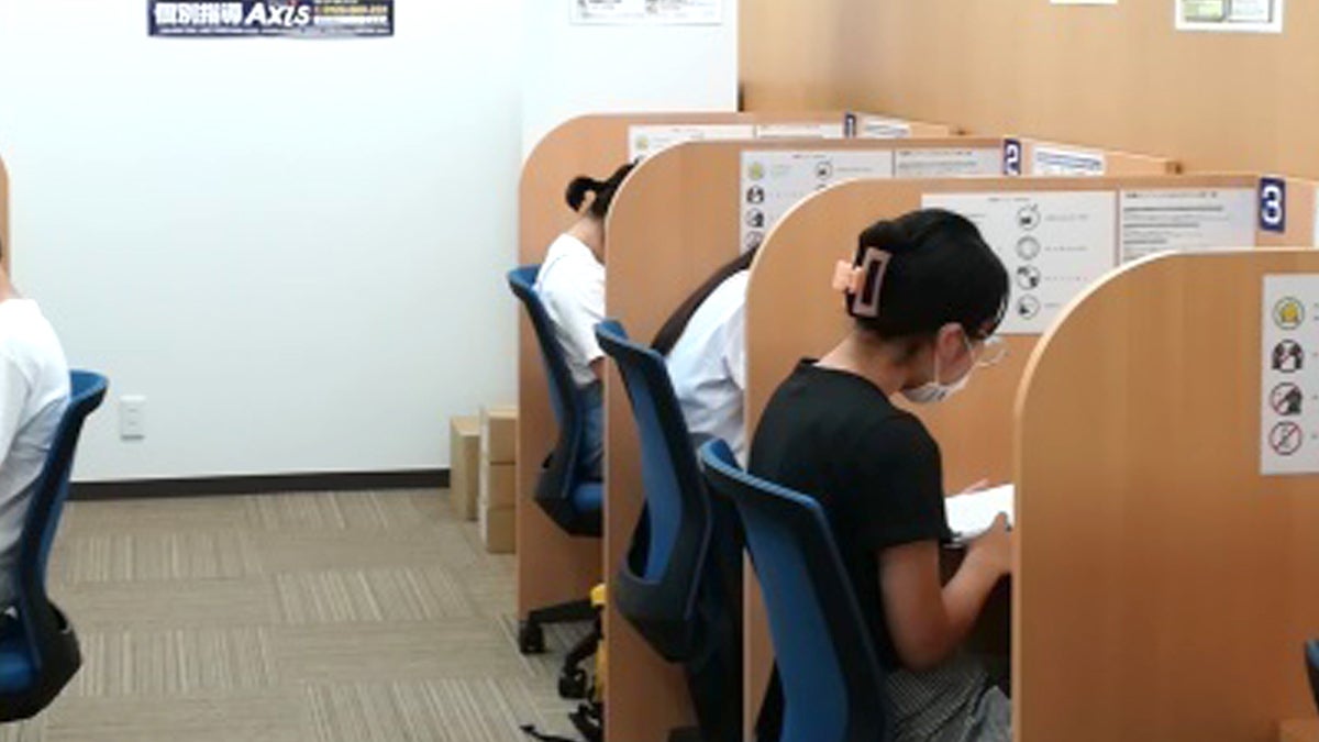 河内松原校 自習ブース完備！いつでも自由に使えます！