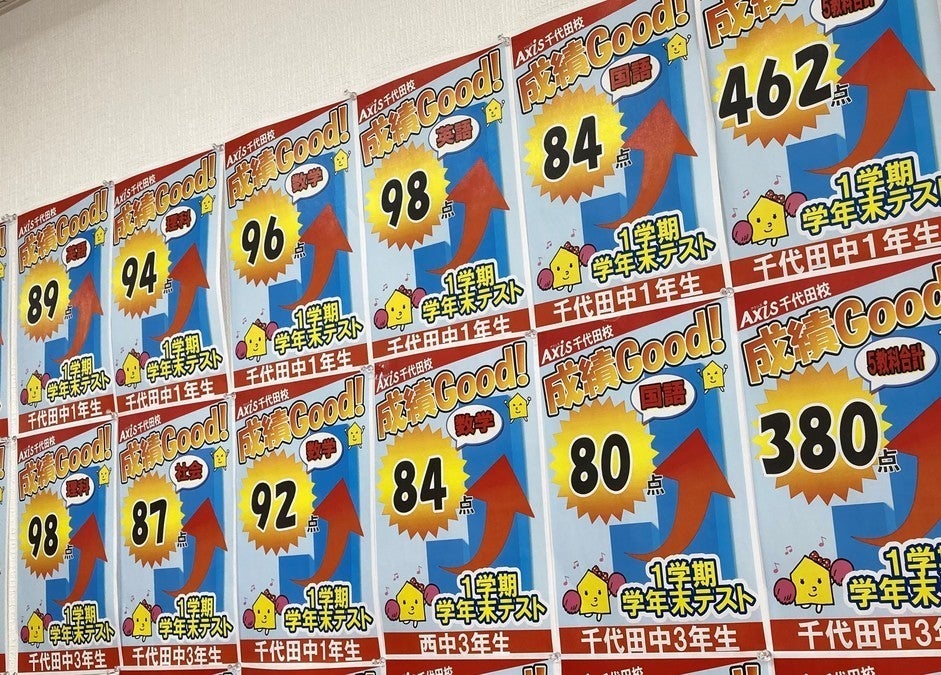千代田校 千代田中をはじめ成績アップが続々！