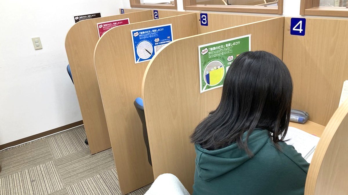 羽衣校 自習スペース完備！いつでも自由に使えます！