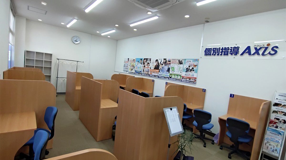 新戸町校 綺麗に、かつ有効的に配置された授業スペース