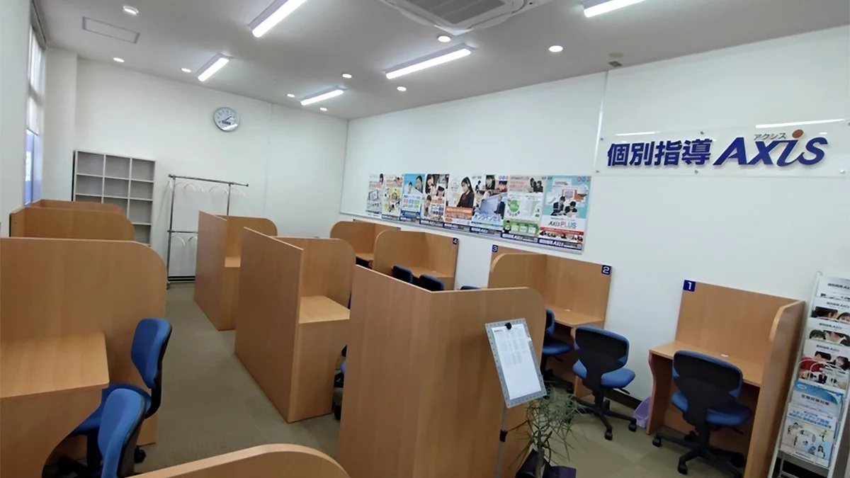 新戸町校 綺麗に、かつ有効的に配置された授業スペース