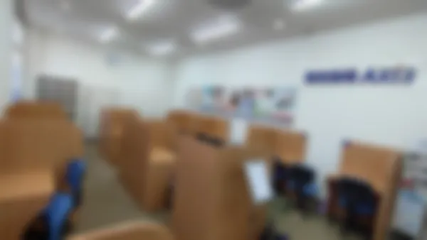 新戸町校 綺麗に、かつ有効的に配置された授業スペース