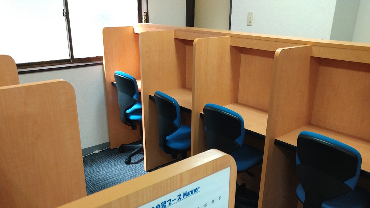 北赤羽校 集中できる自習スペース、ここにあり！