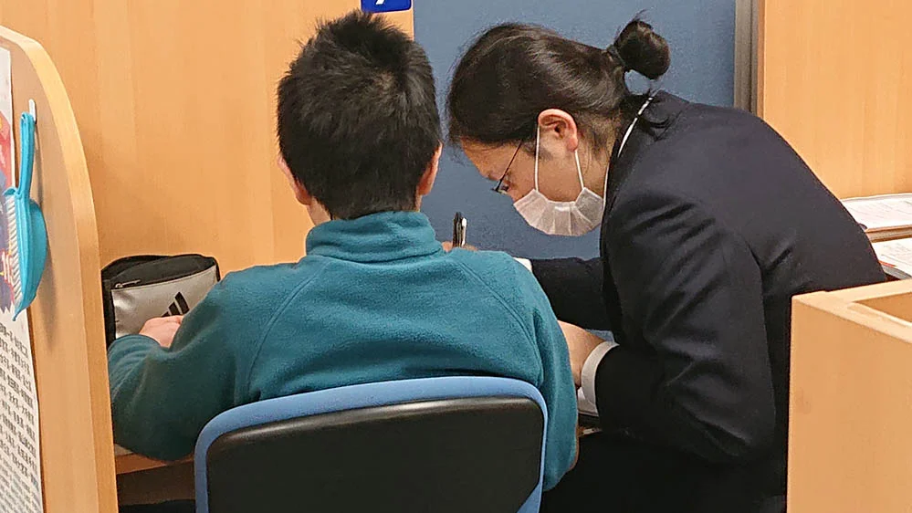 上板橋校 個別指導ブースでじっくり勉強しましょう