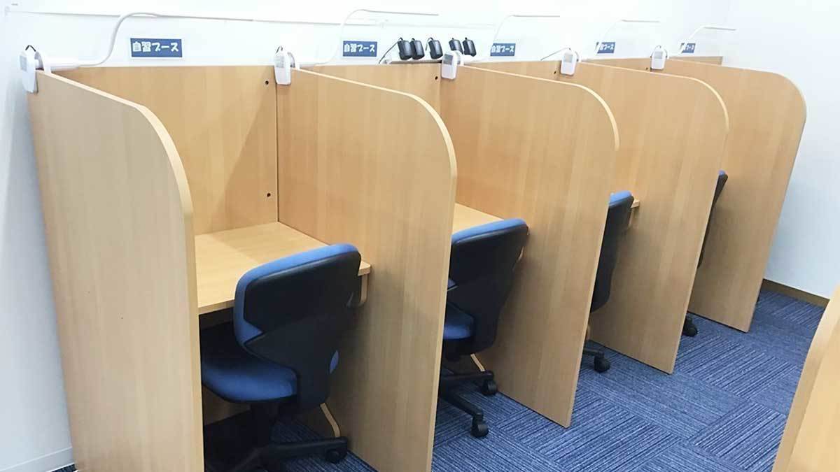 東村山校 自習ブース完備！いつでも自由に使えます！