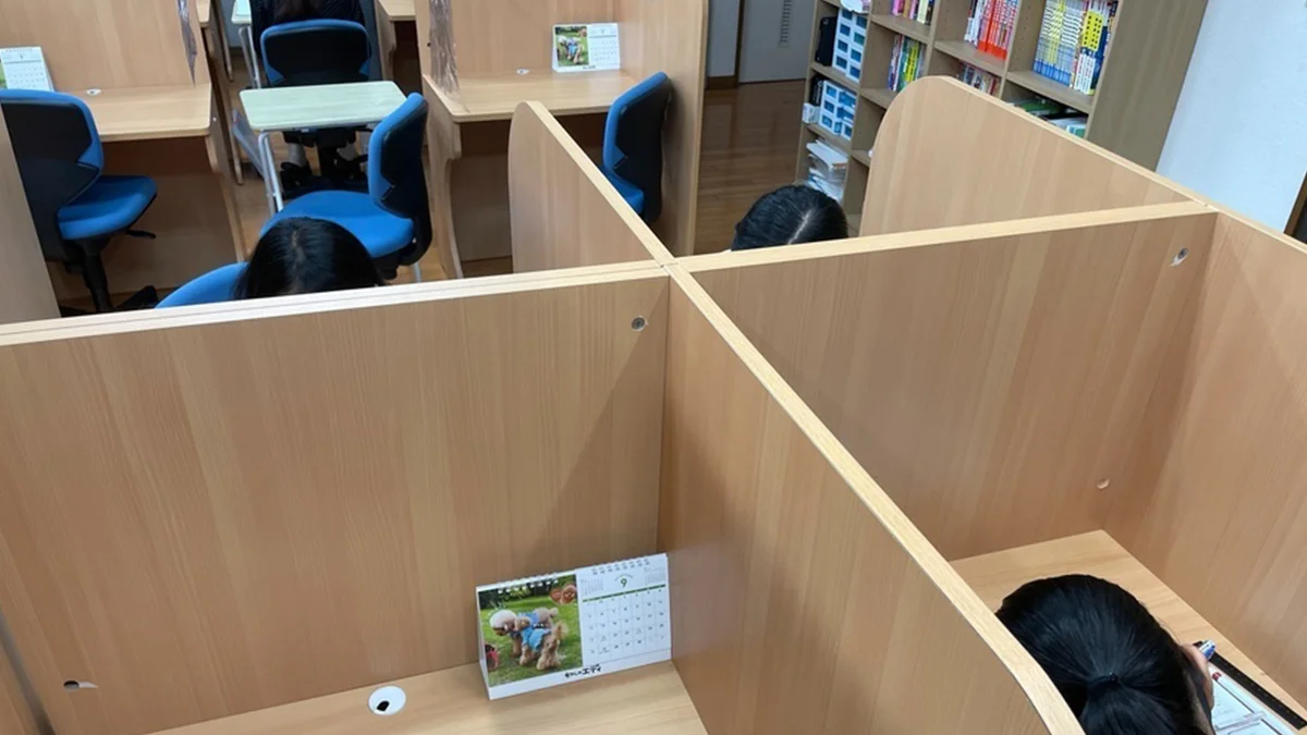 お花茶屋校 自習ブース完備！いつでも自由に使えます！