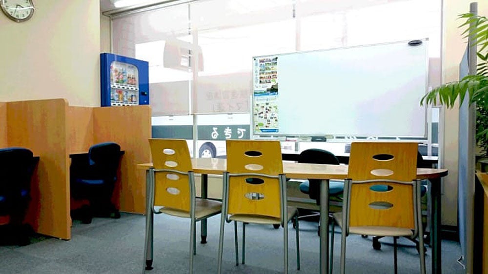 藍住校 フリースペースで「ホッ」と一息。