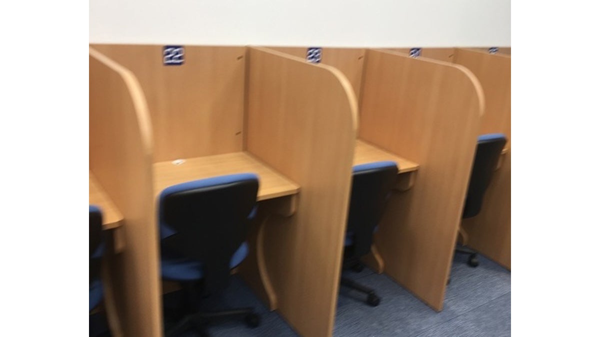 鴨島校 快適に学習できる自習室を完備しています