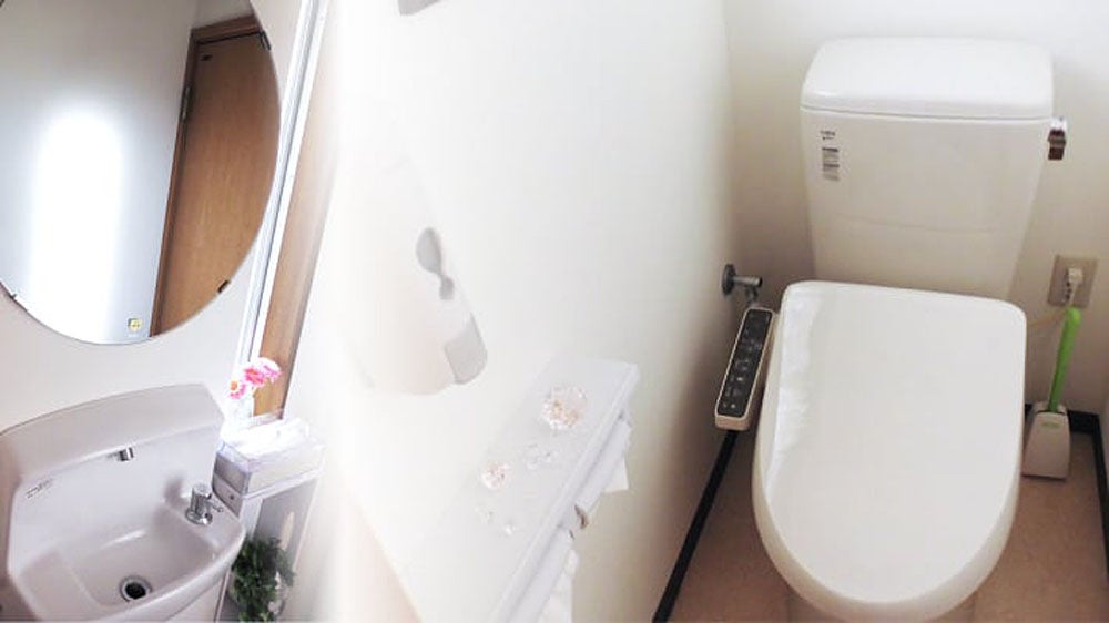 小松島校 小松島校では、美しく清潔感のあるトイレを完備しました。