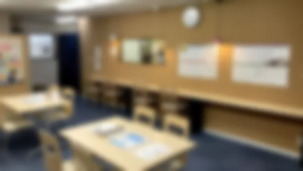 石井校 勉強の合い間に休憩できるフリースペースをご用意しました。