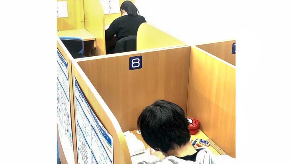 城東校 自習ブース完備！いつでも自由に使えます！