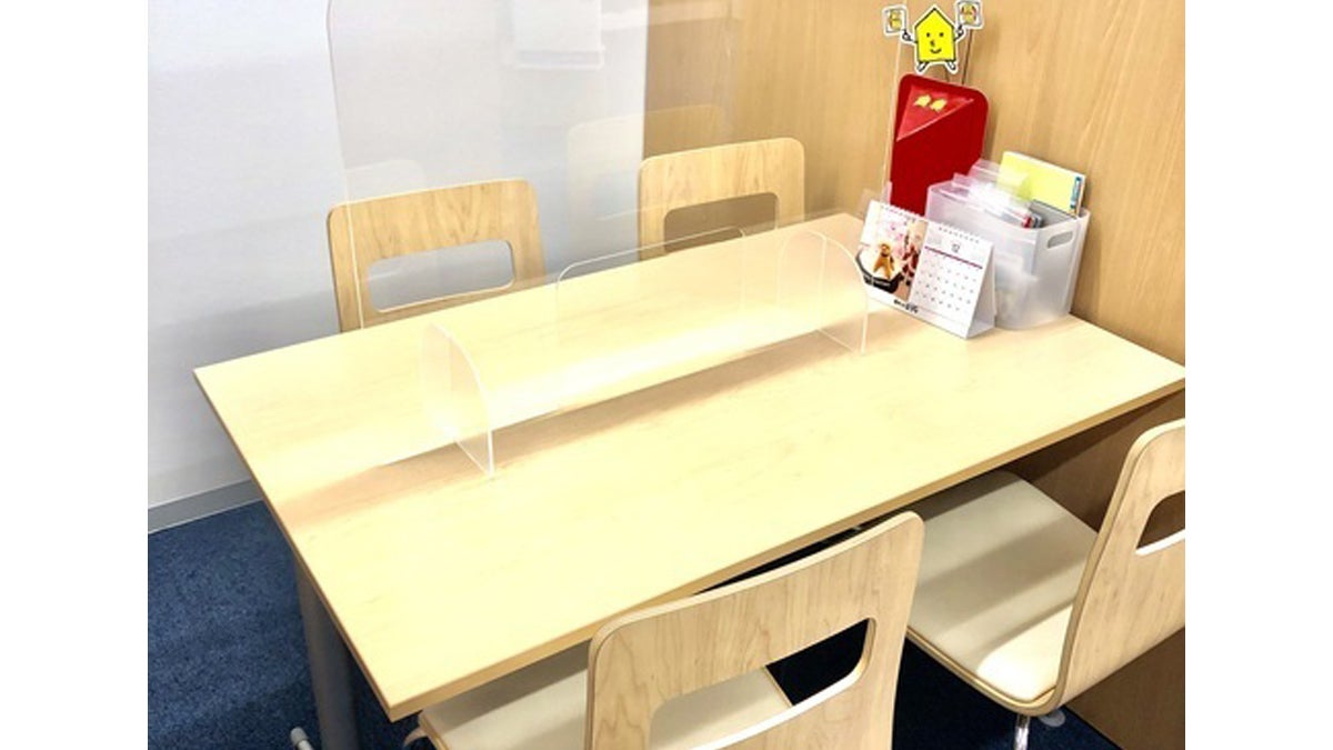 城東校 勉強の合間に休憩できるフリースペースをご用意しました。