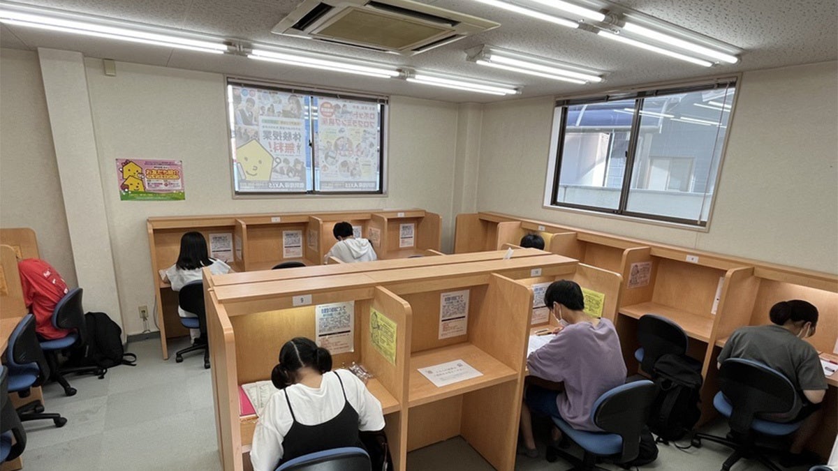 北島校 活気のある静かな自習室は校舎の自慢です！