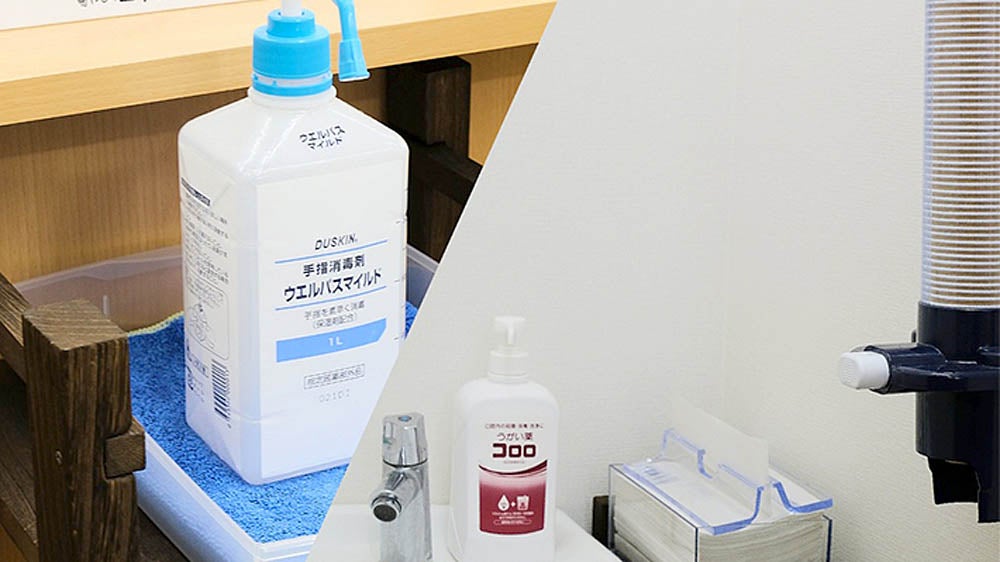 瀬上校 新型コロナウィルス対策を実施しています。