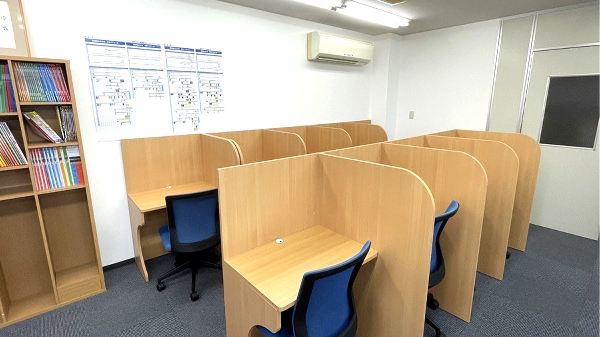 武生校 真剣に、かつ集中して自習できます