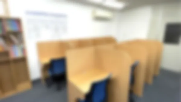 武生校 真剣に、かつ集中して自習できます