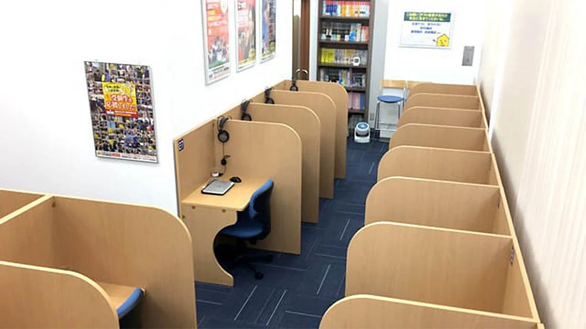 栃木校 自習ブース完備！いつでも自由に使えます！