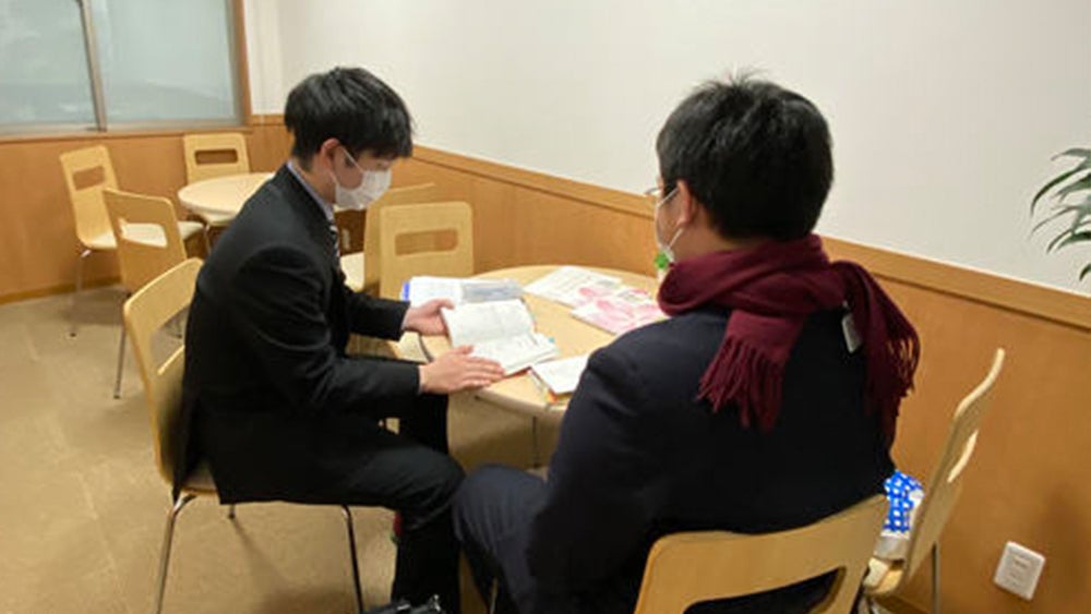 ゆいの杜校 勉強の合い間に休憩できるフリースペースをご用意しました。