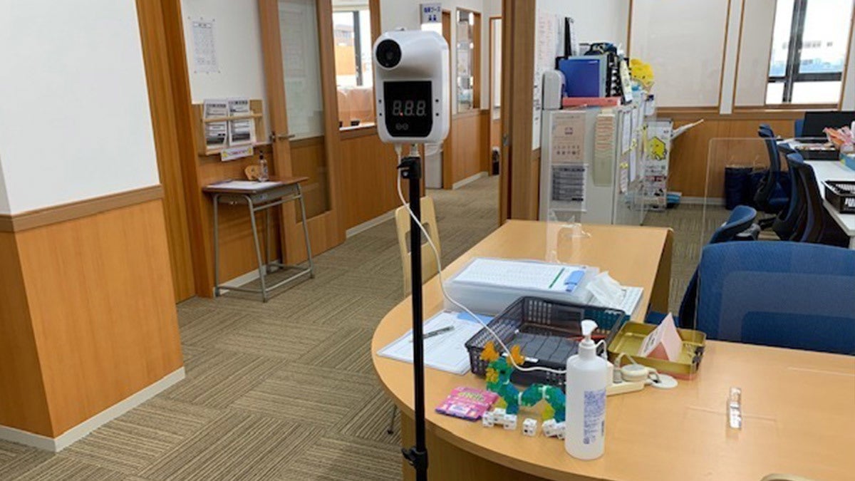 西大寺校 新型コロナウイルス対策をしています