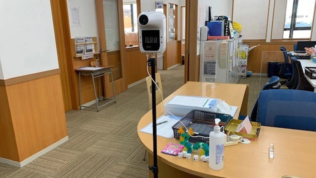 西大寺校 新型コロナウイルス対策をしています