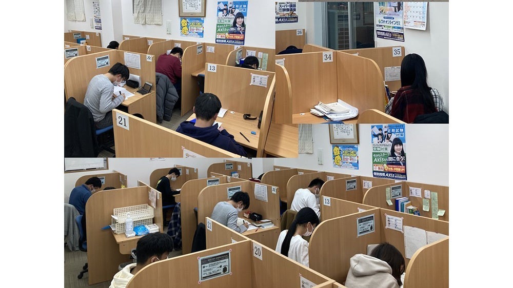 八木校 自習ブース完備！いつでも自由に使えます！