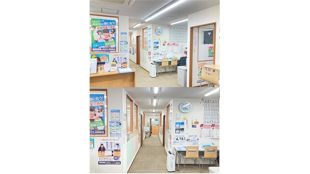 八木校 八木校では、快適に学習できる環境づくりを教室運営の基本にしています。