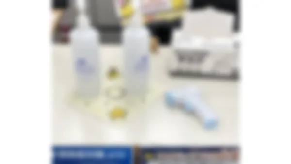 小倉駅前校 新型コロナウィルス感染予防を行っています。