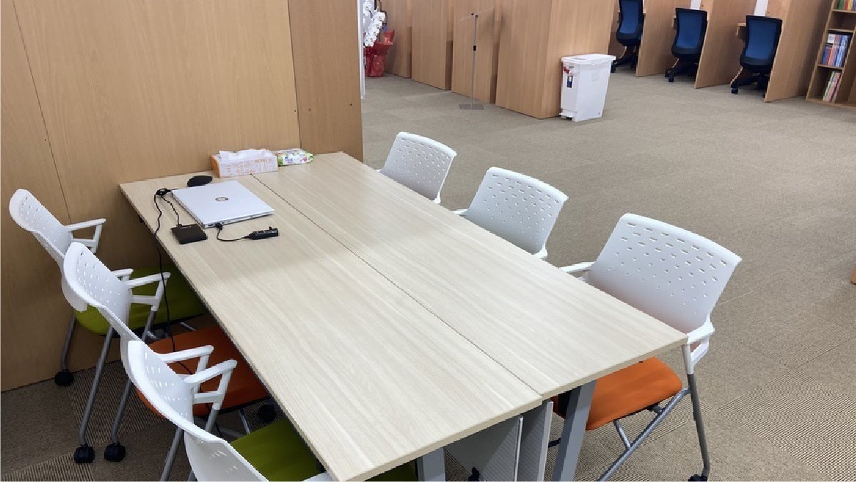 飯倉校 フリースペースを設置しています