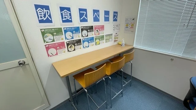 御坊ほんまち校 飲食スペースです。