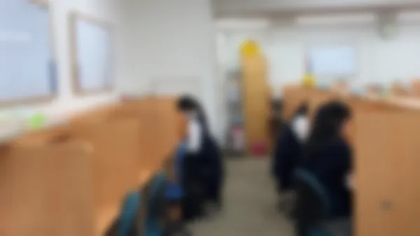 神前校 自習ブースも充実しています。