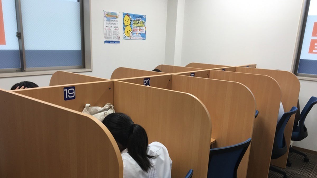 打田校 真剣に、かつ集中して自習できます