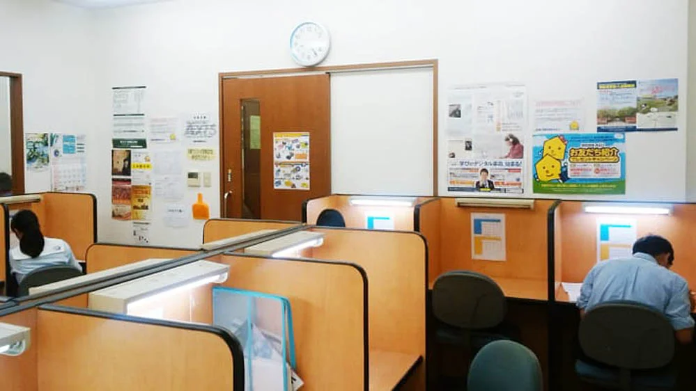 六十谷校 こちらが自習室