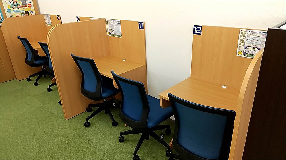 屯田校 個別指導ブースになります。