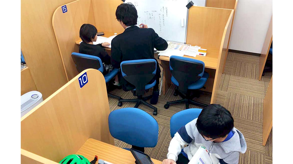 一乗寺校 個別指導でも、自主学習でも、いつでも勉強できる空間。