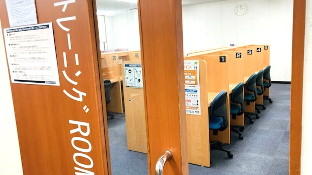 井口校 自慢の自習室、ちょっと覗いてみると。。。