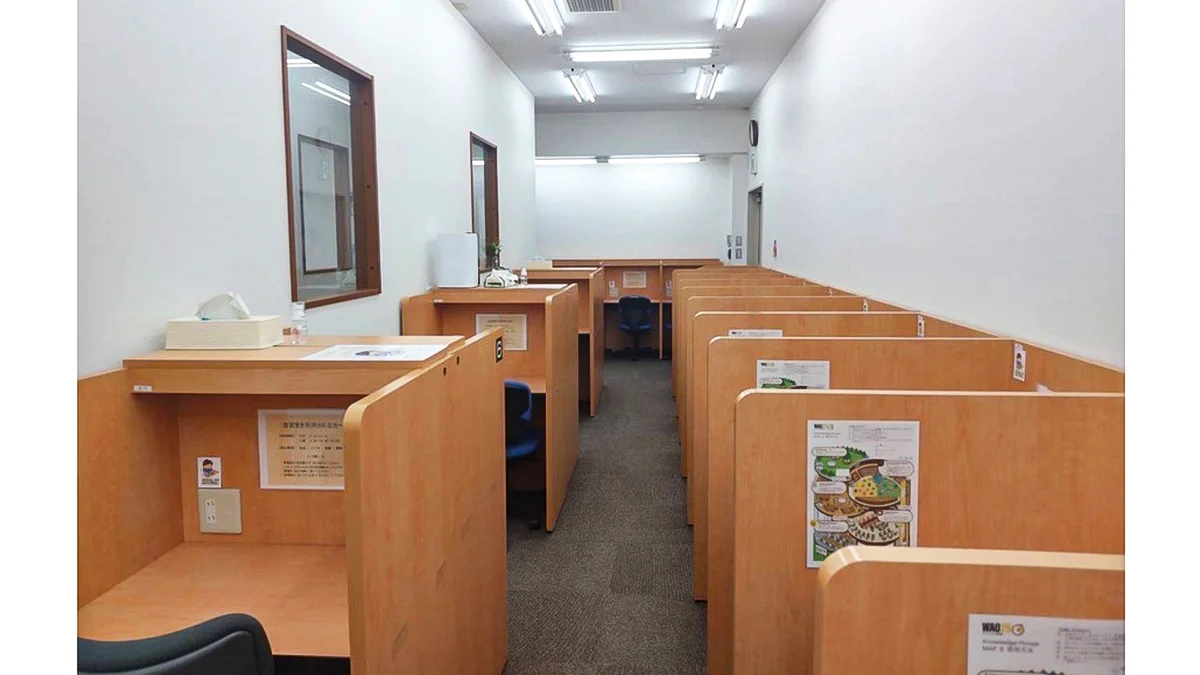 矢野校 静かな環境で自習を。自分の学習部屋にしてください。