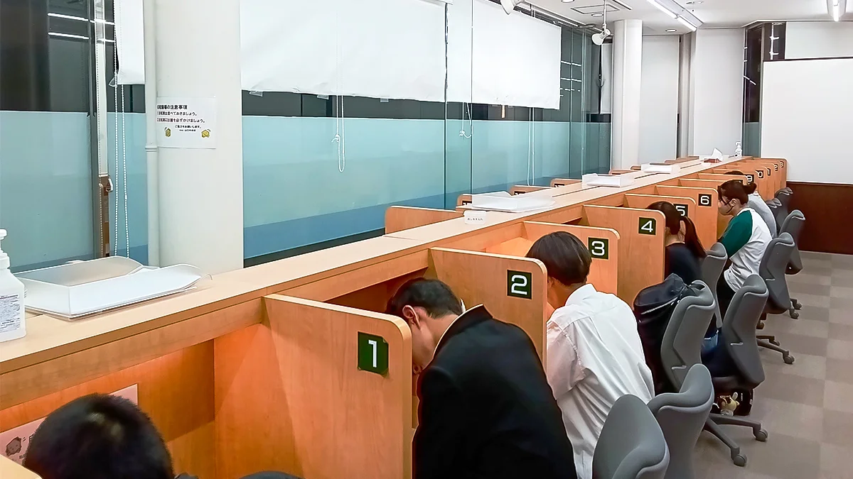 山口中央校 自習ブース完備!いつでも自由に使えます！