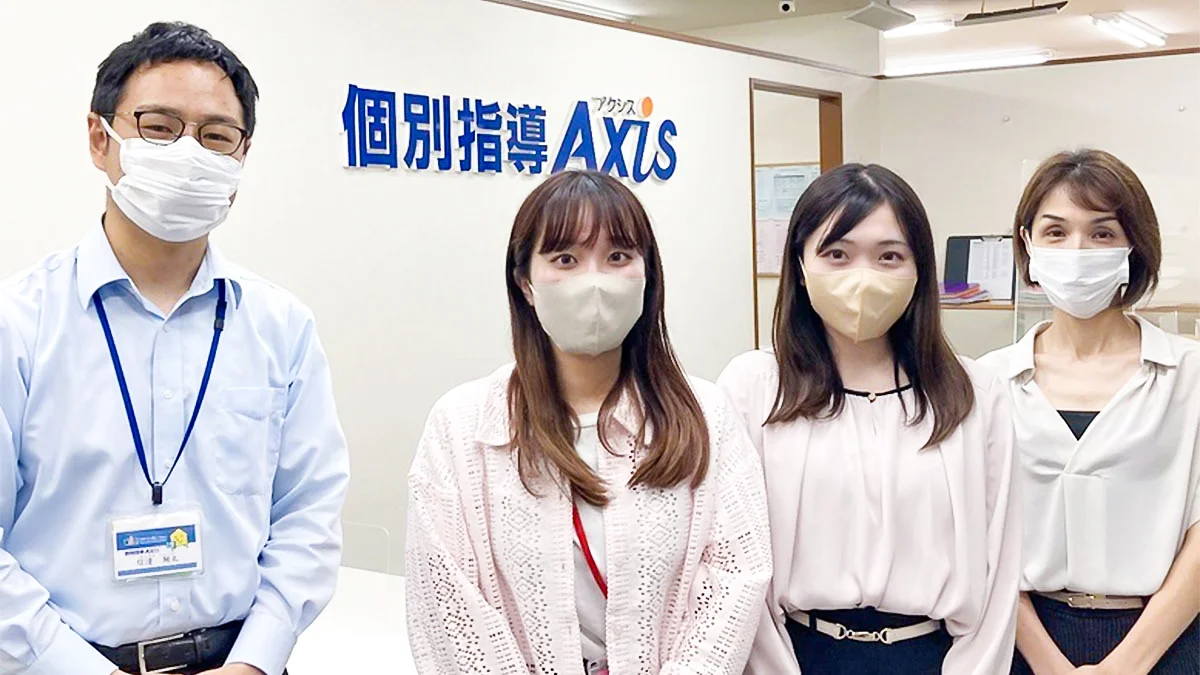 中筋校 スタッフがみんなをお出迎え！