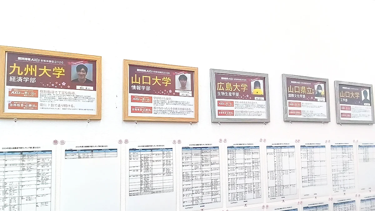 山口中央校 先輩たちの貴重な体験談がずらり。