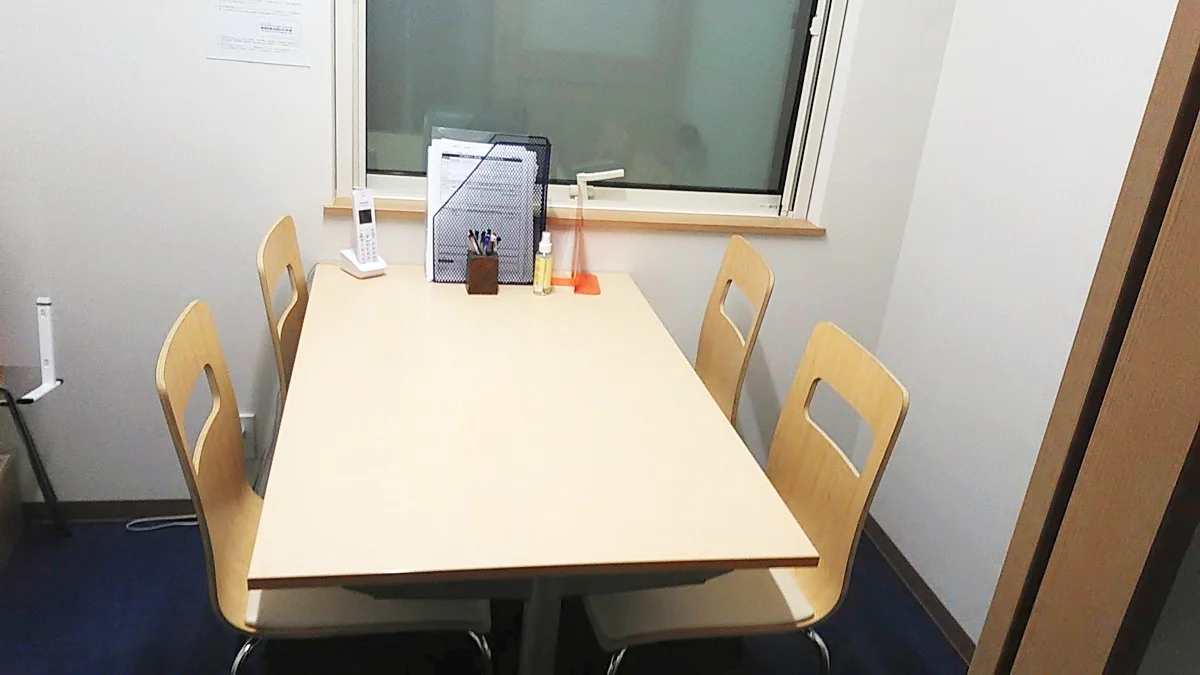 川内校 親子でご相談いただける面談室です。