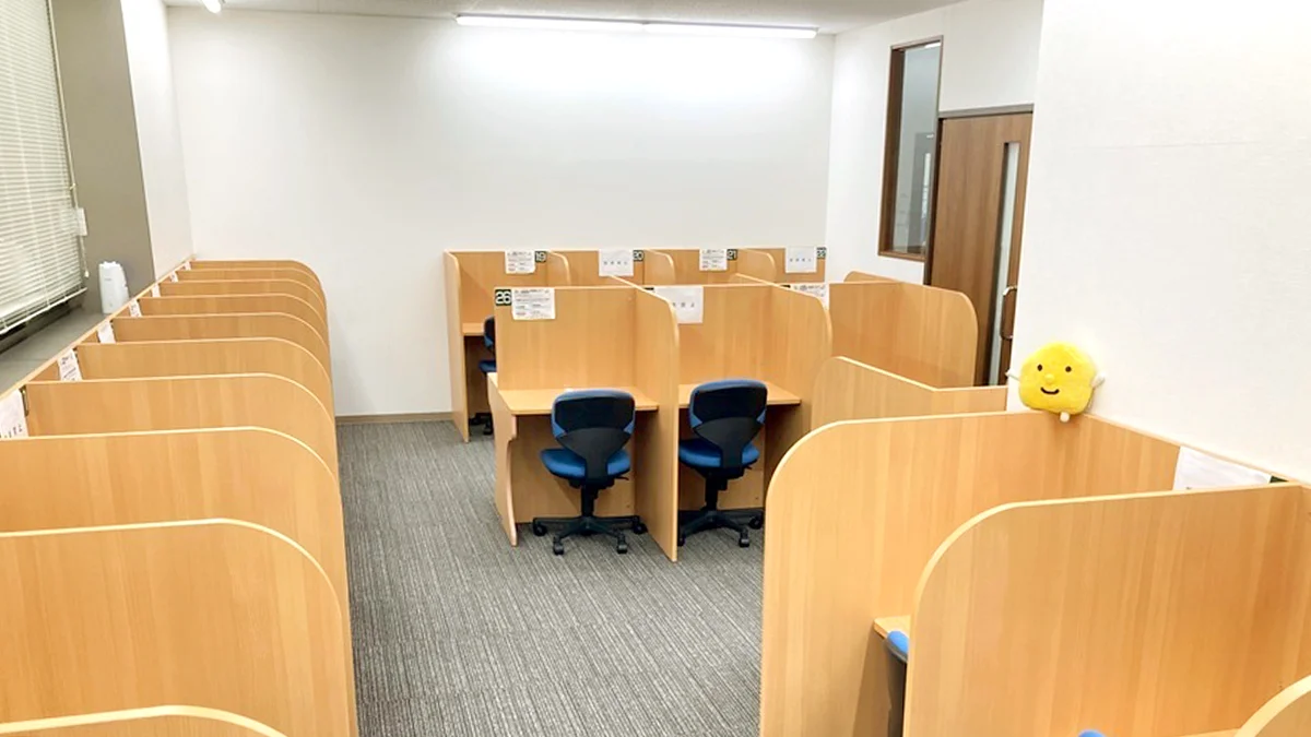 総社校 自習ブース完備！集中して学習ができます！