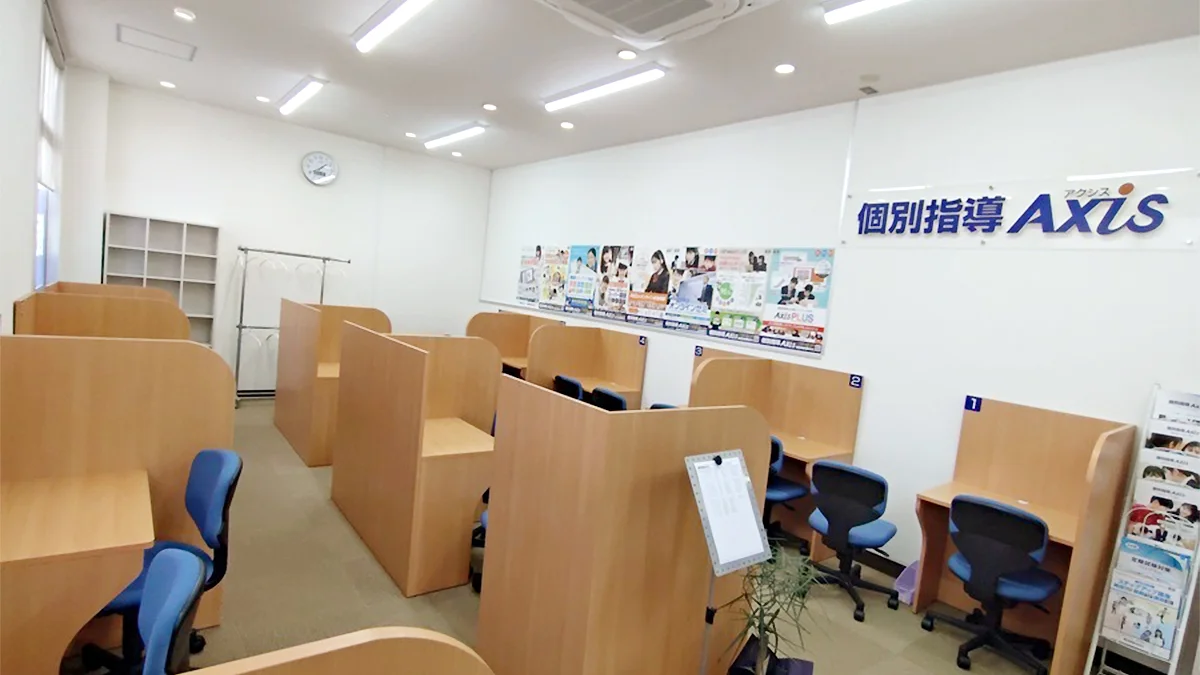 新戸町校 綺麗に、かつ有効的に配置された授業スペース