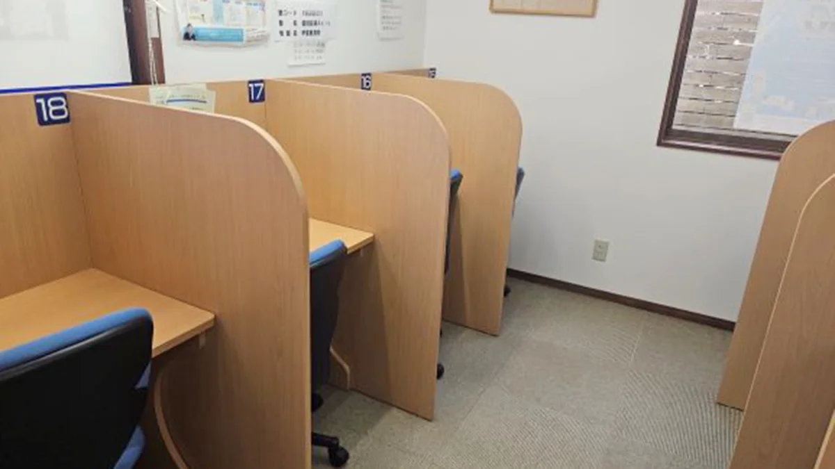 甲斐敷島校 自習ブース完備！いつでも自由に使えます！